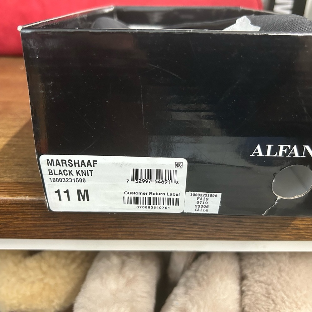 Alfani Black Knit Footwear